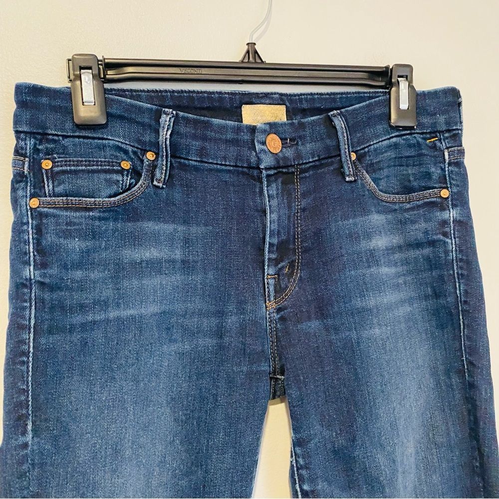 MOTHER Dark Blue Women's Jeans - Picture 3 of 9